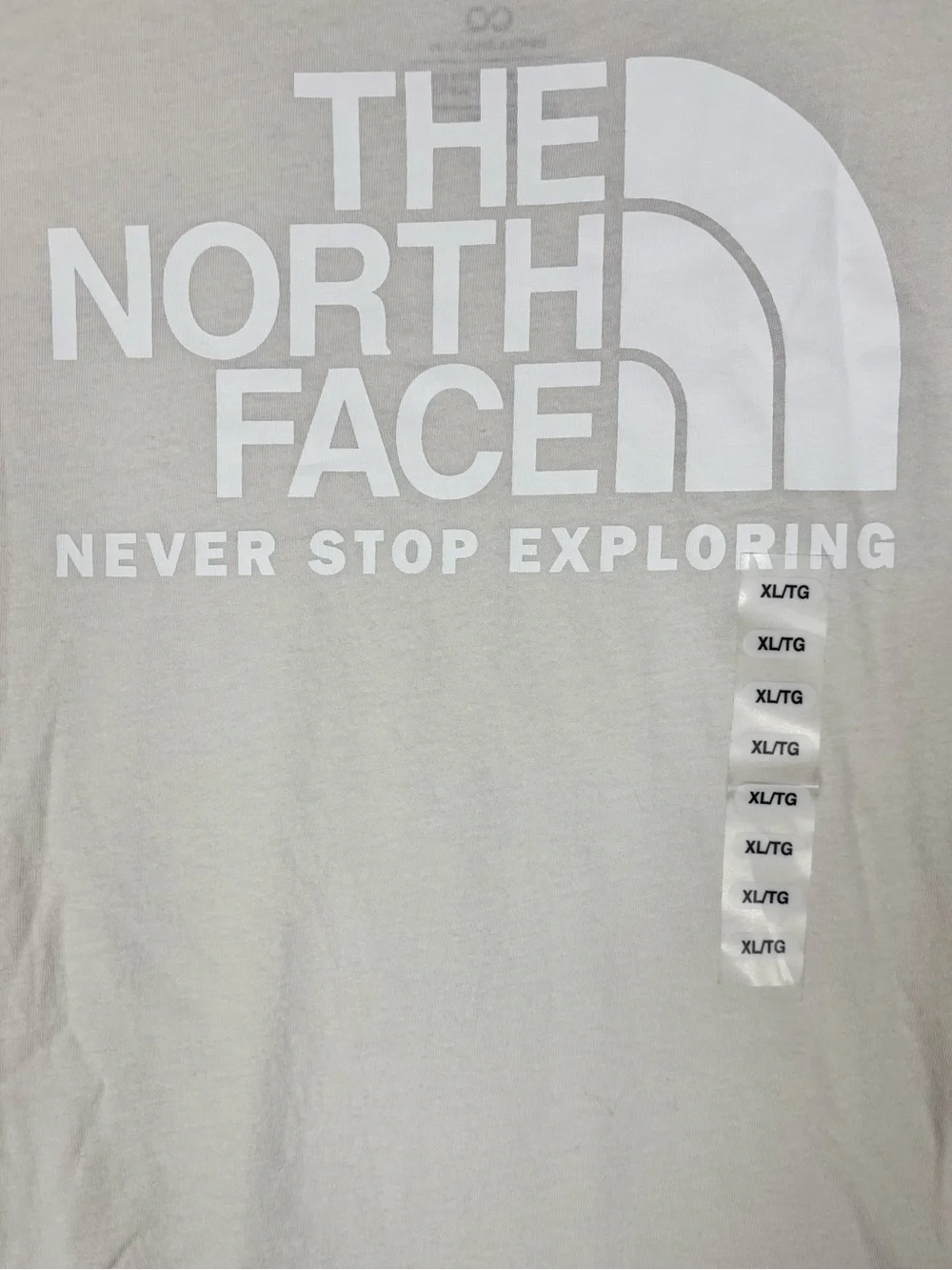 The North Face Women’s Short Sleeve Throwback Tee Size XL in White Dune - Picture 4 of 8